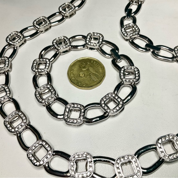 Runway Butler POL Demi Parure Dual Signed Necklace Bracelet Set - Picture 3 of 8